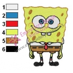 SpongeBob SquarePants Embroidery Design 34